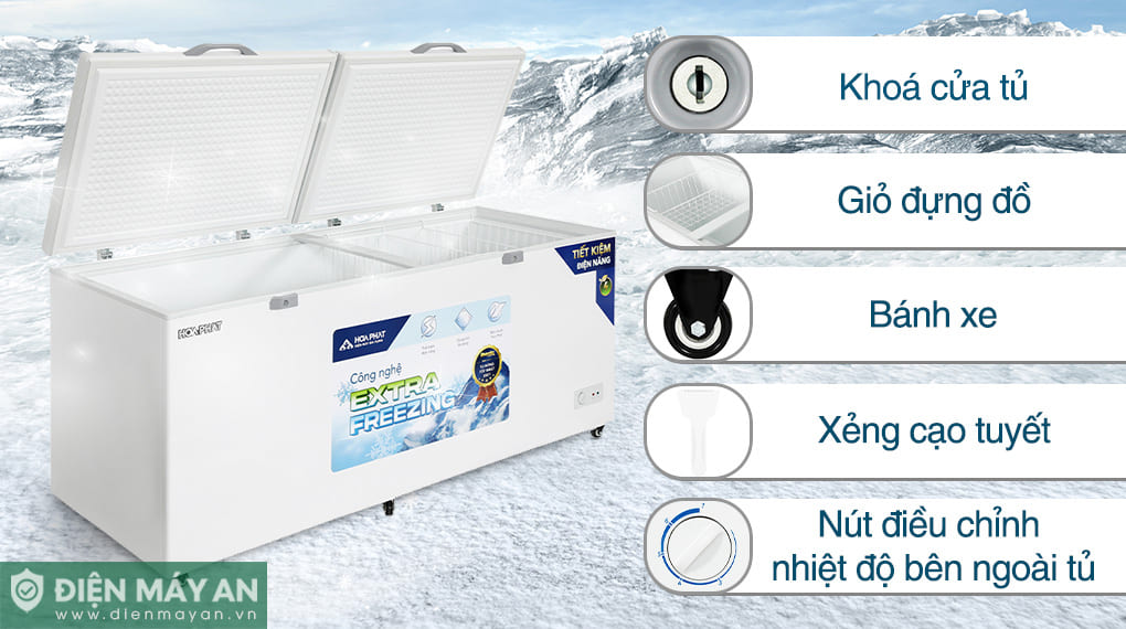 Tủ đông Hòa Phát 783 lít HPF AD6783